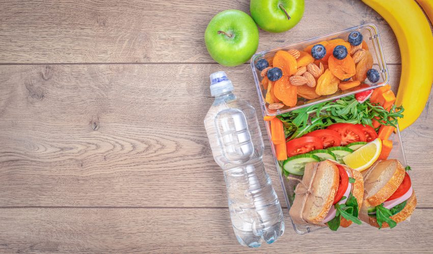 caja de snacks saludables