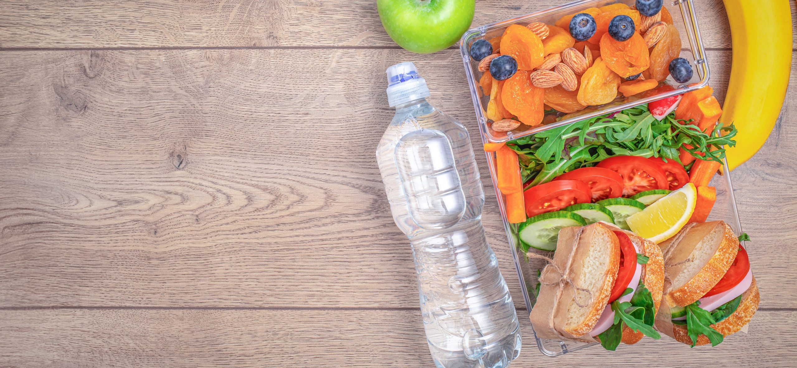 caja de snacks saludables